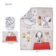 Bedtime Originals Snoopy Love 3-Piece Infant Baby Nursery Crib Bedding Set - Bambi Baby