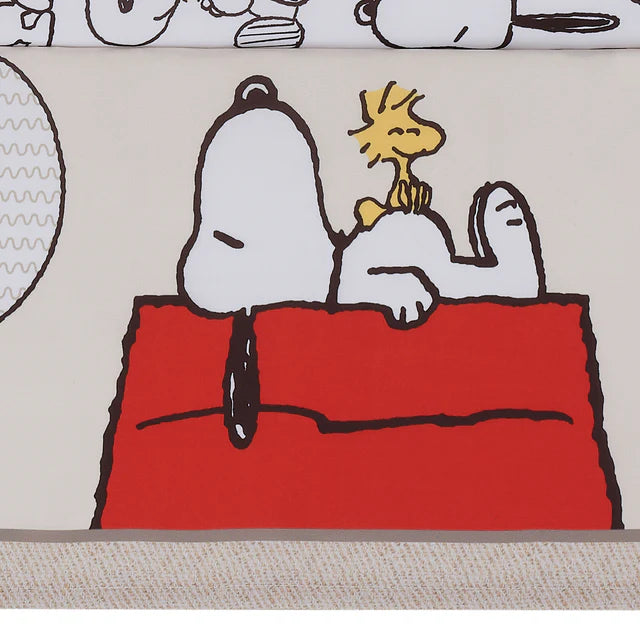Bedtime Originals Snoopy Love 3-Piece Infant Baby Nursery Crib Bedding Set- Bambi Baby