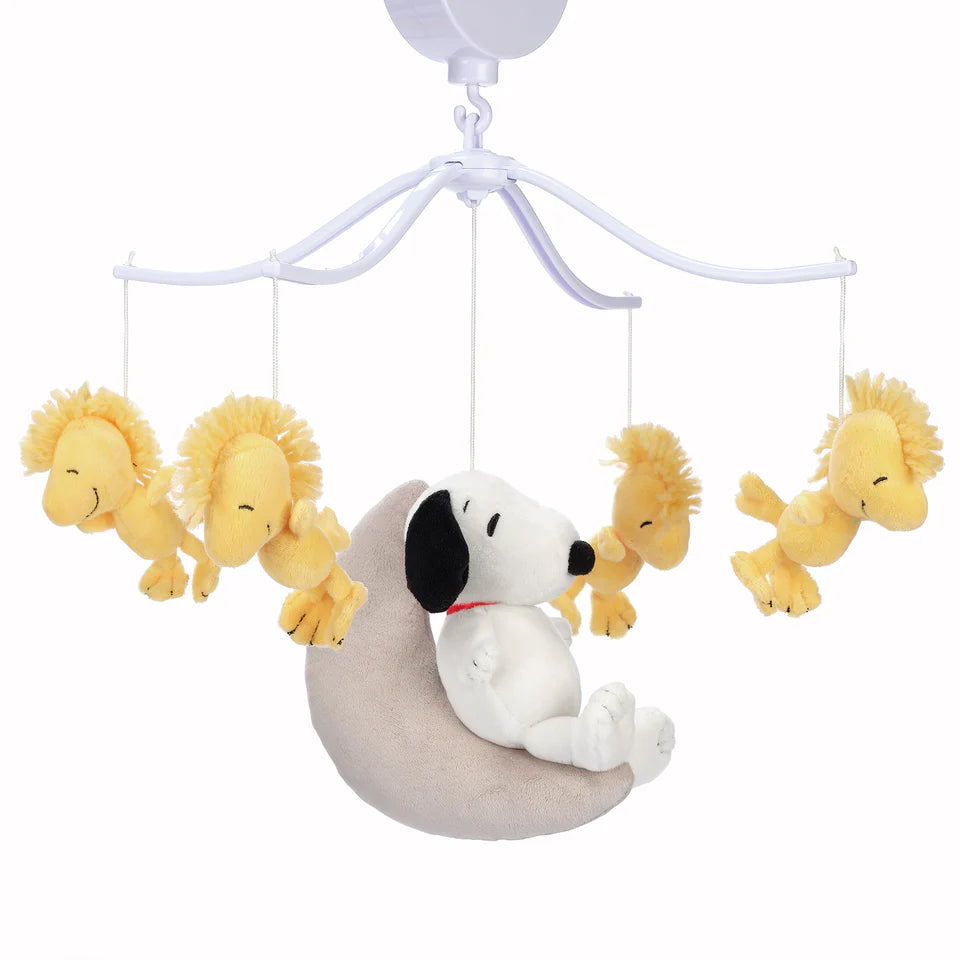 Bedtime Originals Snoopy Love Musical Baby Crib Mobile Soother Toy- Bambi Baby