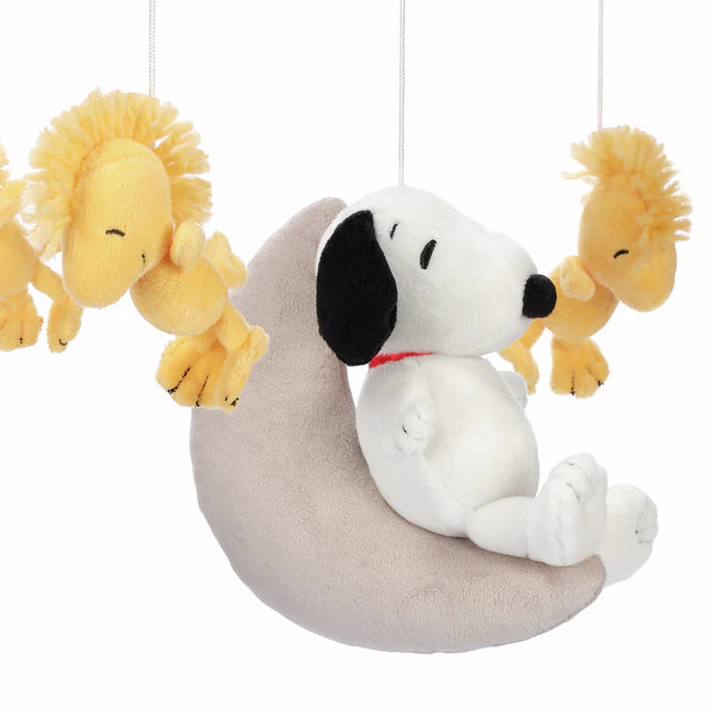 Bedtime Originals Snoopy Love Musical Baby Crib Mobile Soother Toy- Bambi Baby