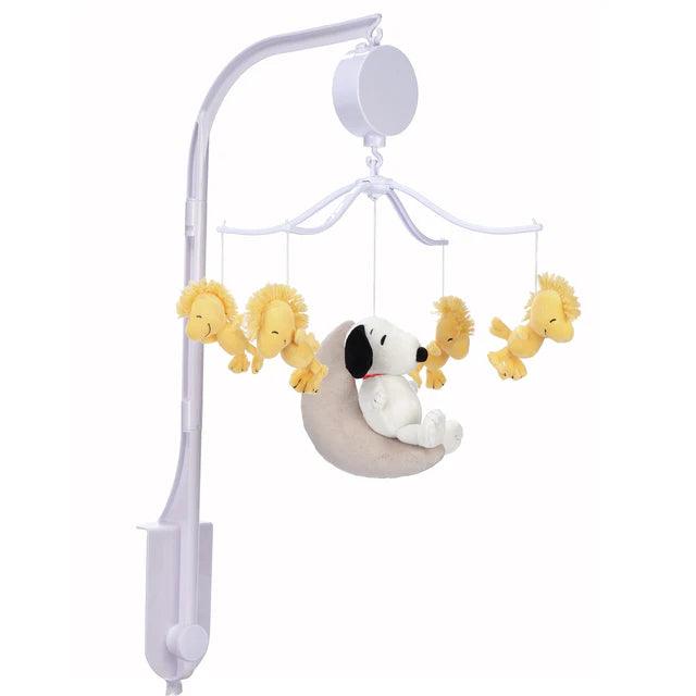 Bedtime Originals Snoopy Love Musical Baby Crib Mobile Soother Toy- Bambi Baby