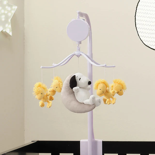 Bedtime Originals Snoopy Love Musical Baby Crib Mobile Soother Toy- Bambi Baby