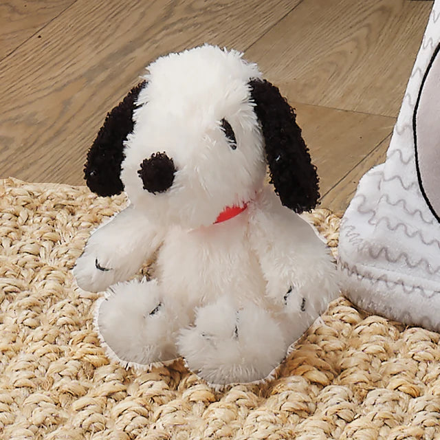 Bedtime Originals Snoopy Love Mini Plush Stuffed Animal Dog White/Black 9 Inch- Bambi Baby