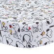 Bedtime Originals Snoopy Love Infant Baby/Toddler Fitted Crib Sheet - Bambi Baby