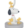 Lambs & Ivy Classic Snoopy & Friends White/Gray Nursery Lamp with Shade & Bulb - Bambi Baby