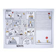 Lambs & Ivy Snoopy Milestone Photo Opportunity Black/White Fleece Baby Blanket - Bambi Baby