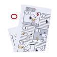 Lambs & Ivy Snoopy Milestone Photo Opportunity Black/White Fleece Baby Blanket - Bambi Baby