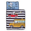 Bedtime Originals Snoopy & Woodstock Peanuts Transportation Toddler Nap Mat - Bambi Baby