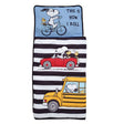 Bedtime Originals Snoopy & Woodstock Peanuts Transportation Toddler Nap Mat - Bambi Baby
