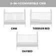 Oxford Baby Everest 3 In 1 Island Crib - Bambi Baby