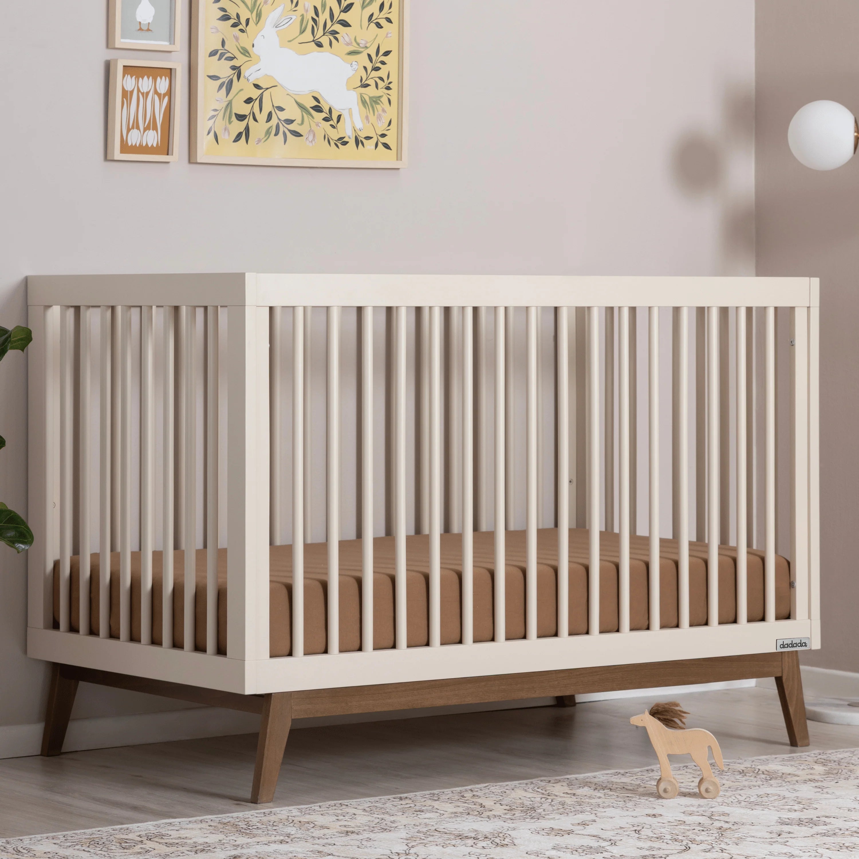 dadada Soho 3-In-1 Convertible Crib- Bambi Baby