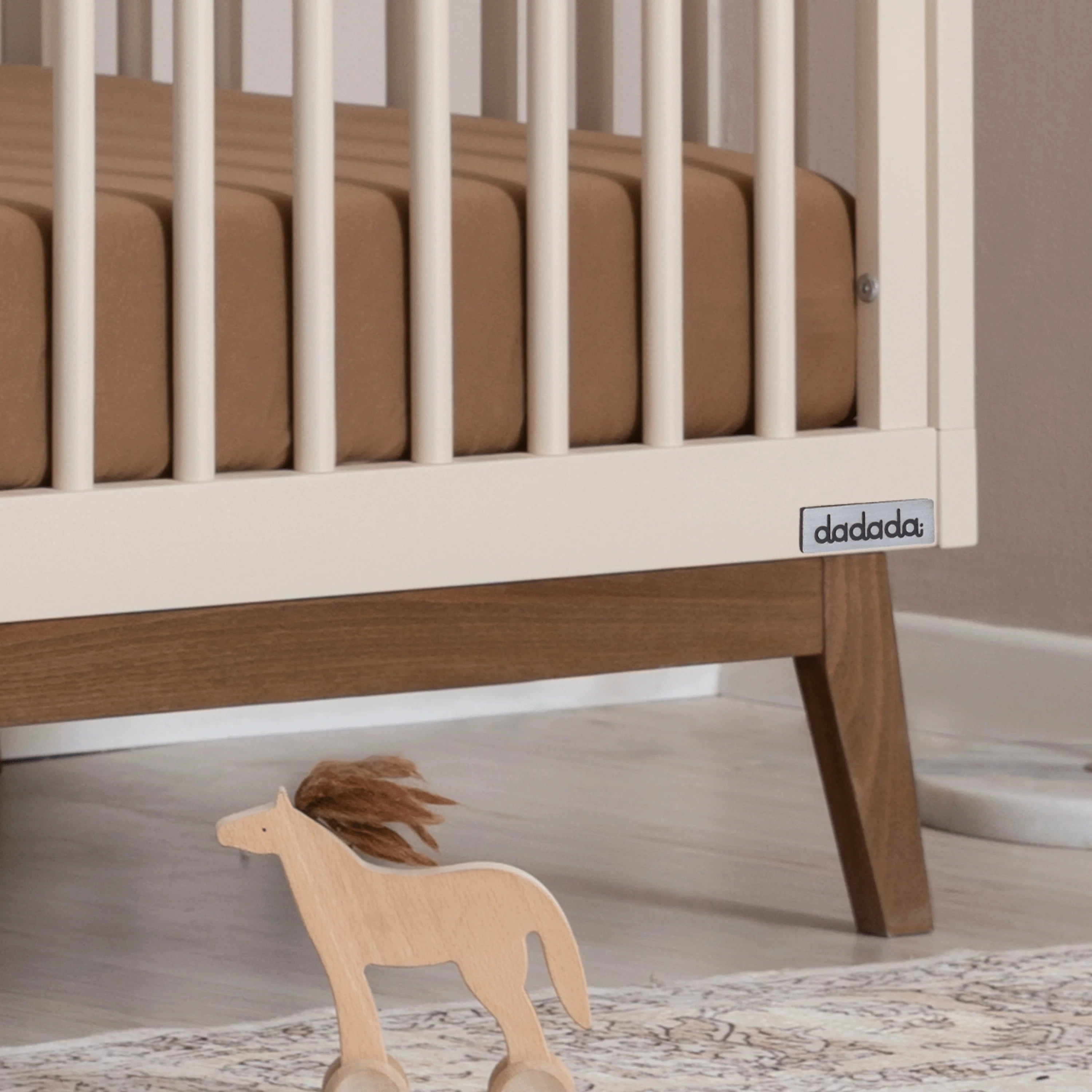 dadada Soho 3-In-1 Convertible Crib- Bambi Baby