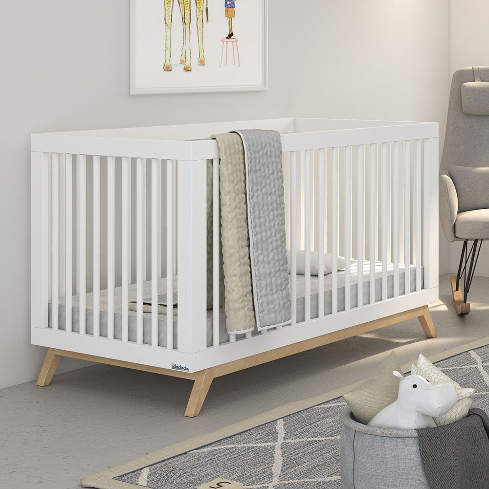 dadada Soho 3-In-1 Convertible Crib- Bambi Baby
