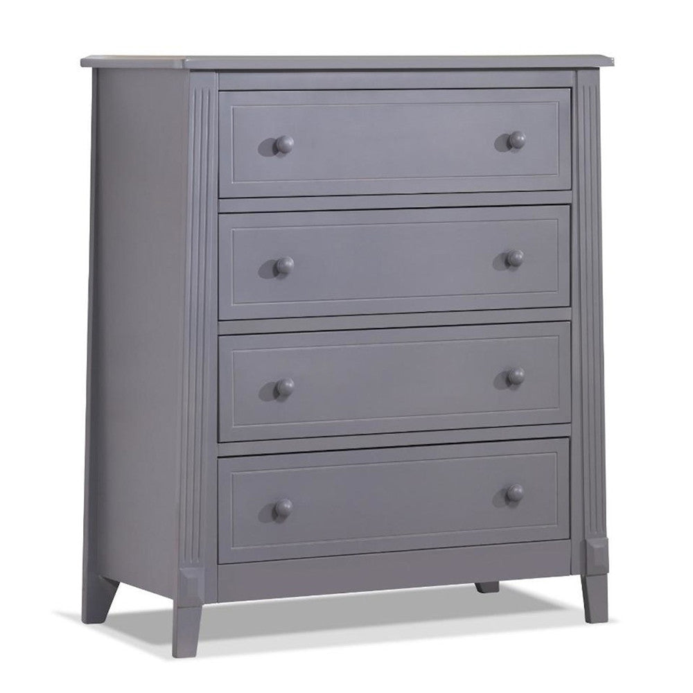 Sorelle Berkley 4 Drawer Dresser (Rta) in Gray- Bambi Baby