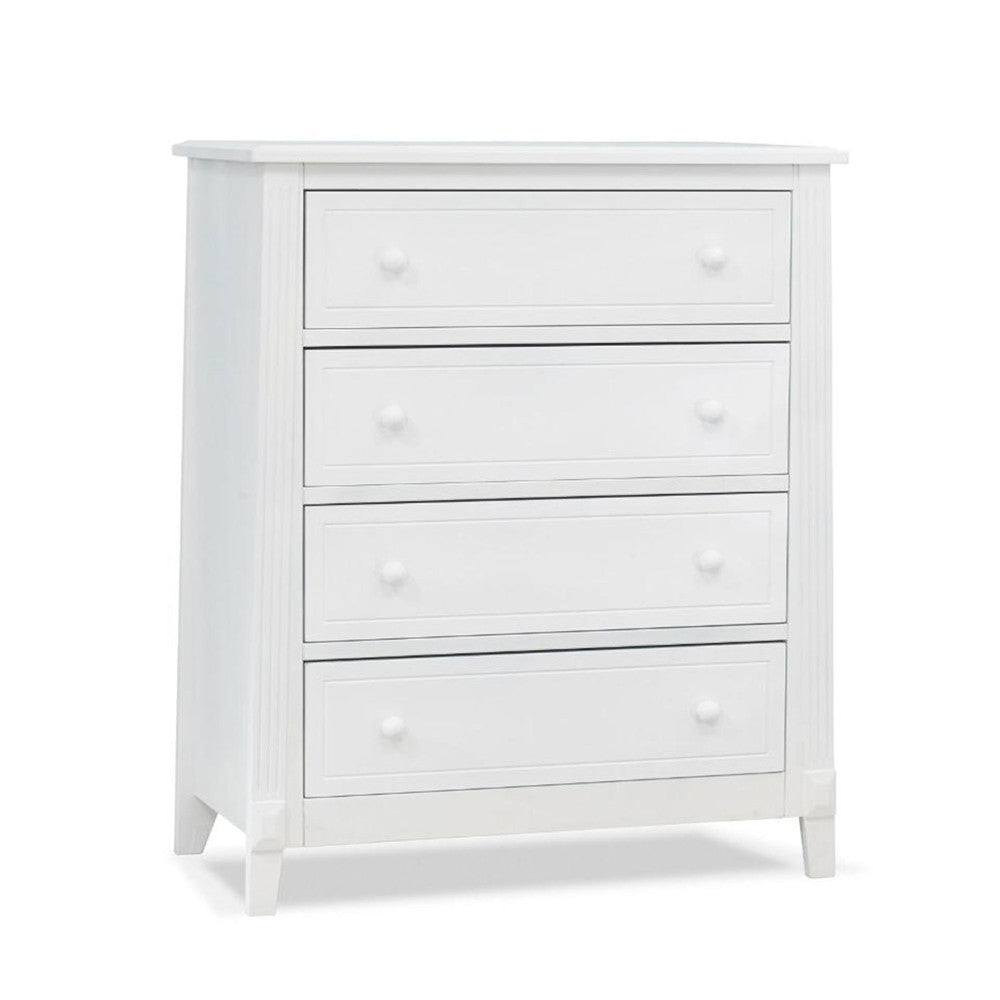 Sorelle Berkley 4 Drawer Dresser (Rta) in White- Bambi Baby