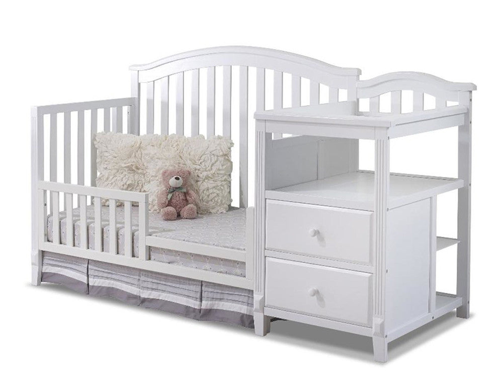 Sorelle Berkley 4 In 1 Crib N Changer in White- Bambi Baby