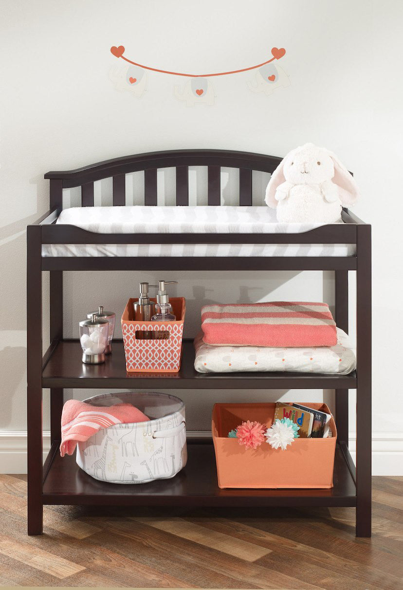 Sorelle Berkley Dressing Changing Table in Espresso- Bambi Baby