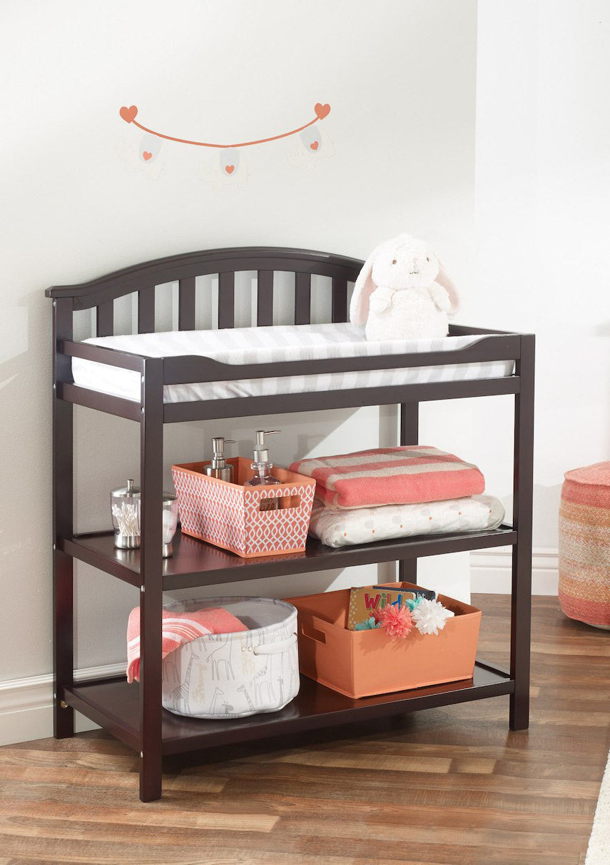 Sorelle Berkley Dressing Changing Table in Espresso- Bambi Baby