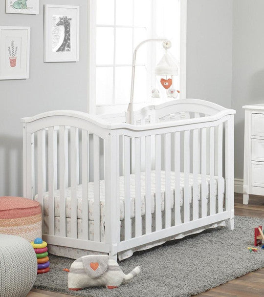 Sorelle Berkley Classic Crib in White- Bambi Baby