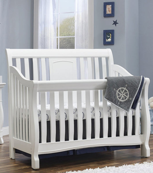 Sorelle Montgomery in Convertible Crib in White – Bambi Baby