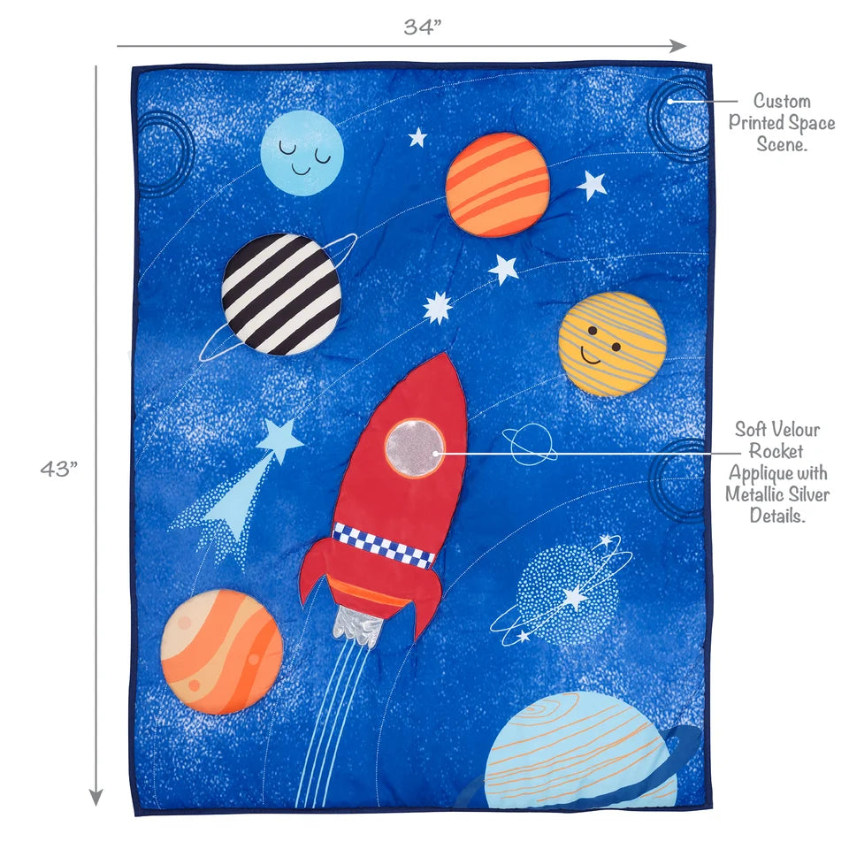 Bedtime Originals Space Galaxy 3-Piece Bedding Set- Bambi Baby