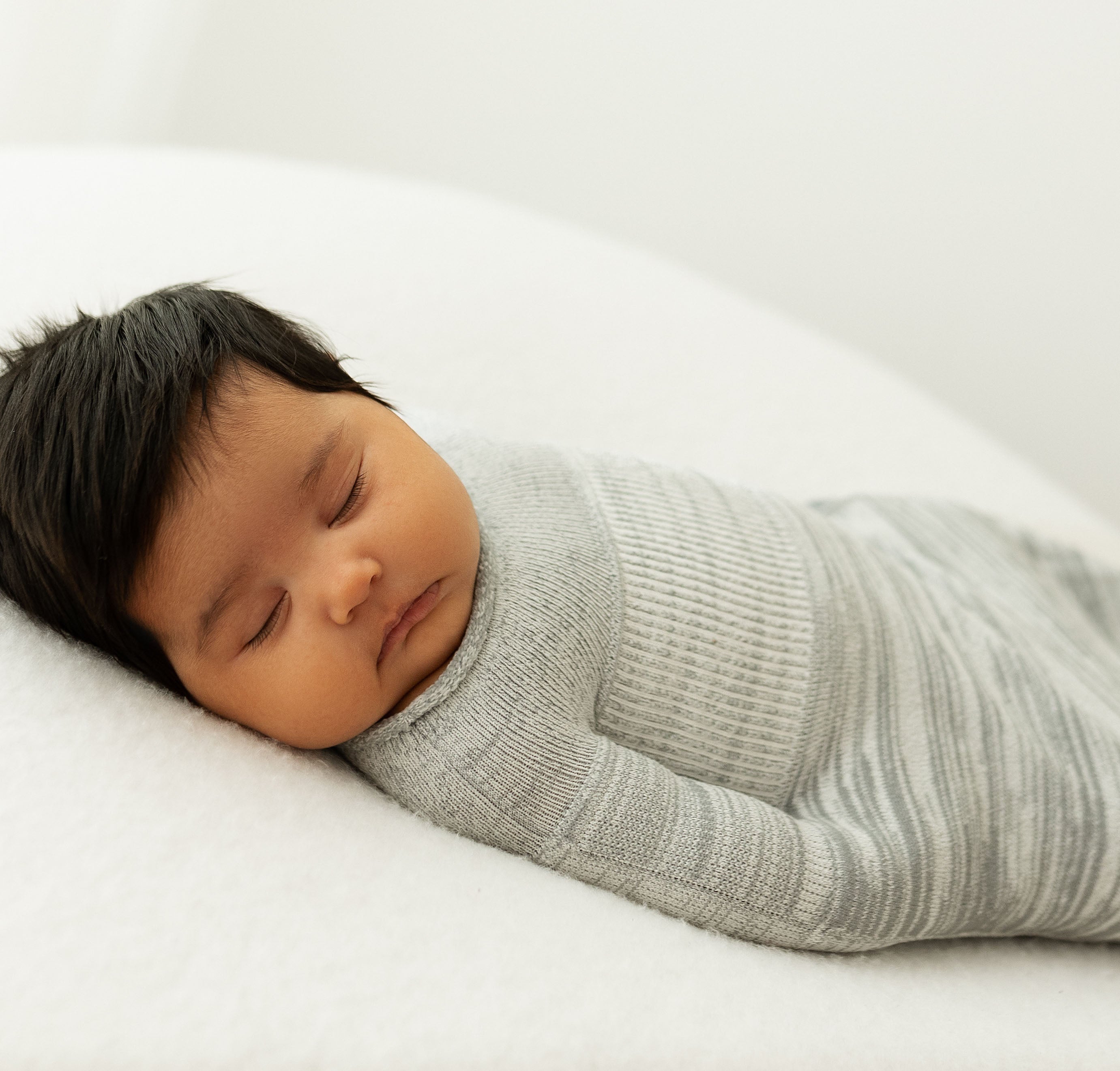 Swaddelini Grey Swaddle Sleep Sack- Bambi Baby