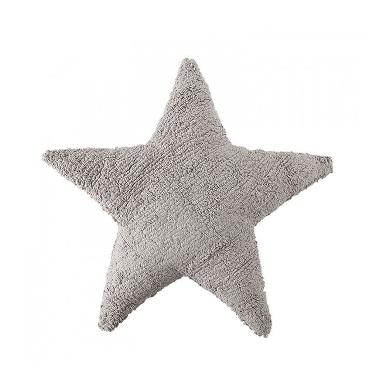 Lorena Canals Star Cushion in Light Grey- Bambi Baby