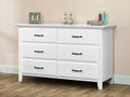 White Oxford Baby Willowbrook 6 Drawer Dresser - Lifestyle View | Bambi Baby