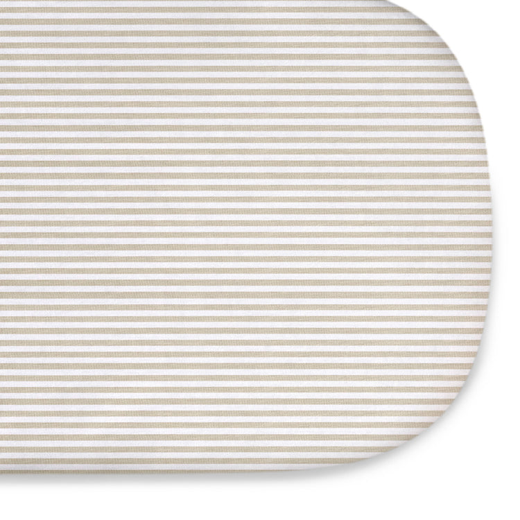 Bellini Oval Organic Jersey Cotton Crib Sheet and Changing Pad Cover Set- Bambi Baby