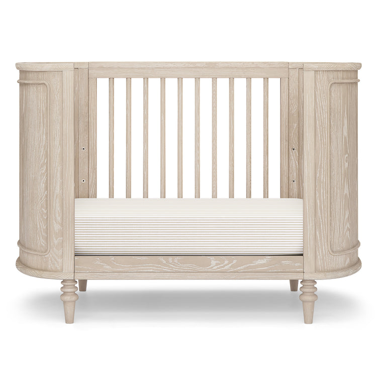Bellini Oval Organic Jersey Cotton Crib Sheet and Changing Pad Cover Set- Bambi Baby