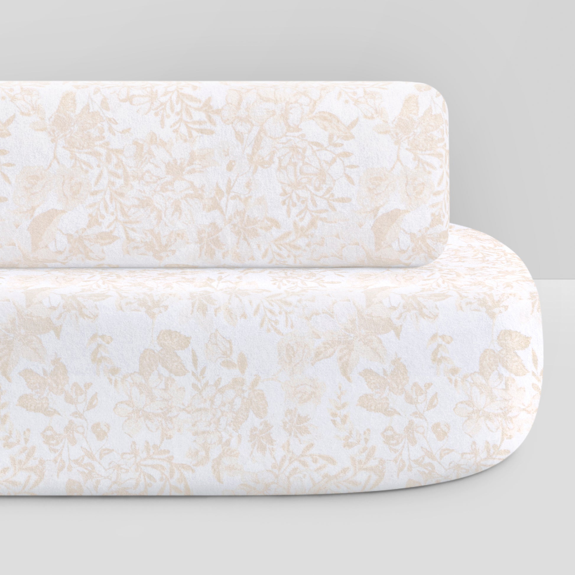 Bellini Oval Organic Jersey Cotton Crib Sheet and Changing Pad Cover Set- Bambi Baby