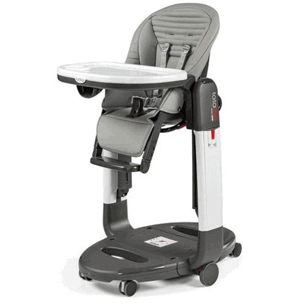 Peg Perego Tatamia Highchair in Stripes Grey- Bambi Baby