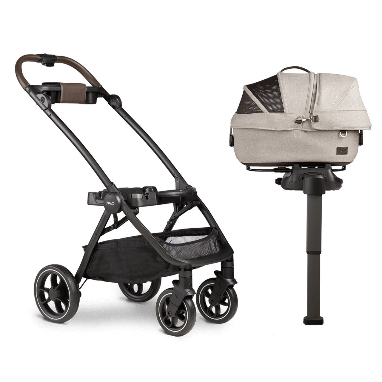 Tavo Maeve + Roscoe 3-IN-1 Pet Protection System, Small Flex in Fawn - Bambi Baby