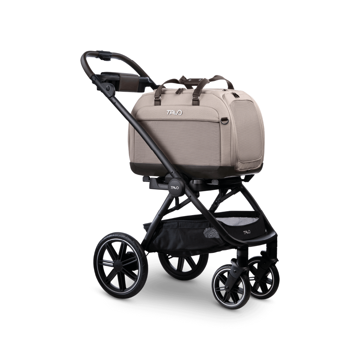 Tavo Hendrick Pet Car Seat + Hendrick Adapter + Roscoe Trek Stroller- Bambi Baby