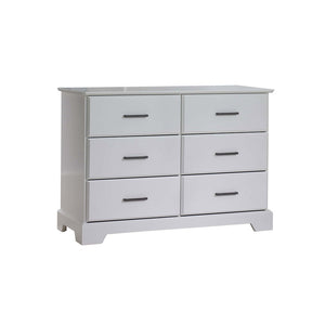 White Natart Taylor Double Dresser - Front View | Bambi Baby