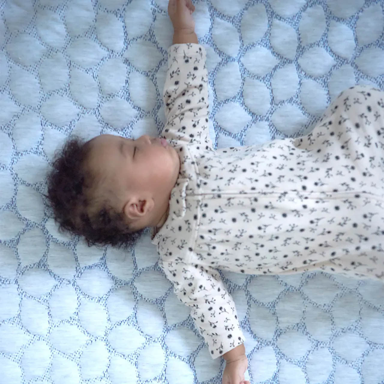 Lullaby Earth Gentle Start Breathable Crib Mattress - Blue Leaf- Bambi Baby