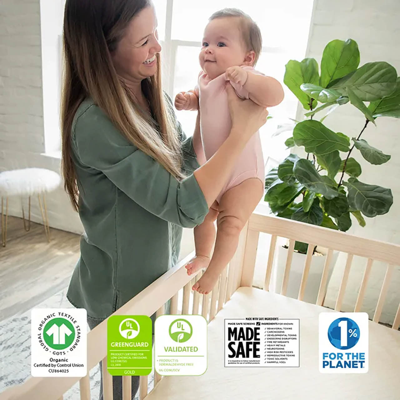 Naturepedic Breathable Ultra 252 2-Stage - Natural- Bambi Baby
