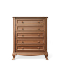 Toffee Wood Romina Antonio Tall Chest 5-Drawer - Front View | Bambi Baby
