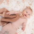 Crane Baby Violet Knitted Teddy Bear Lovie Blanket - Bambi Baby