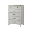 Coleção Westwood Timber Ridge High Chest em branco envelhecido e Sierra