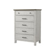 Coleção Westwood Timber Ridge High Chest em branco envelhecido e Sierra - Bambi Baby