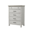 Coleção Westwood Timber Ridge High Chest em branco envelhecido e Sierra - Bambi Baby