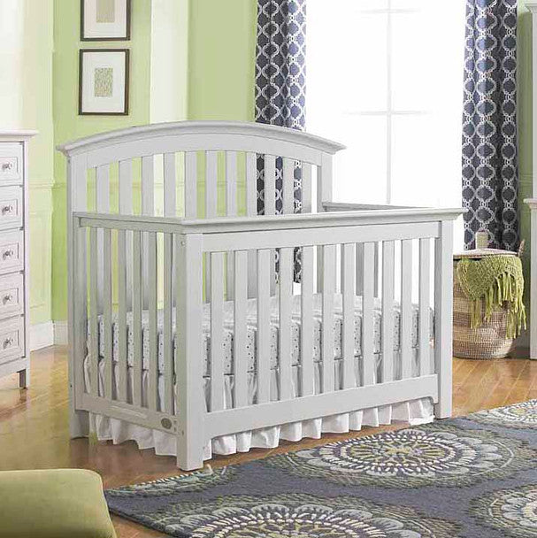 Ti Amo Baci Convertible Crib in Misty Grey- Bambi Baby