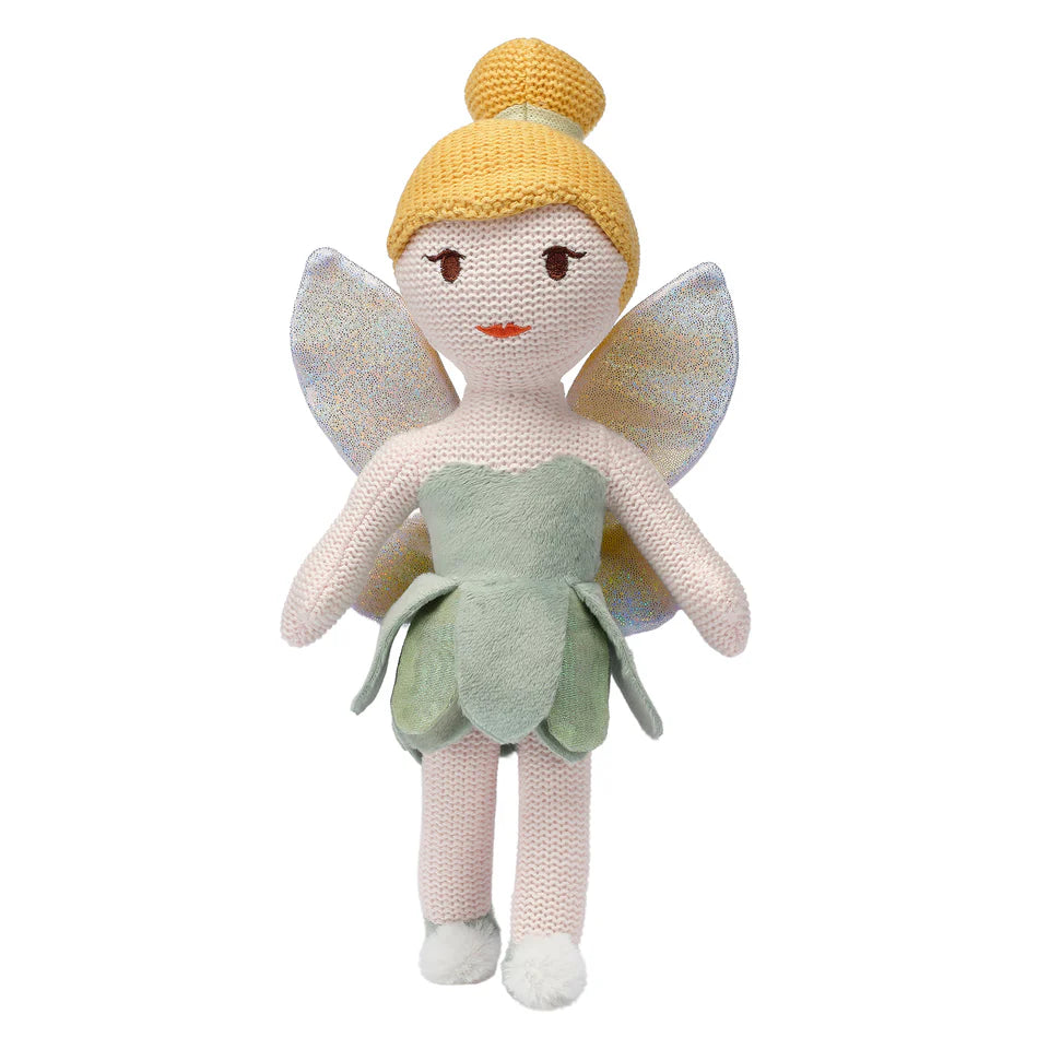 Bedtime Originals Disney Tinker Bell Luxury Knit Plush Fairy Stuffed Animal Toy- Bambi Baby