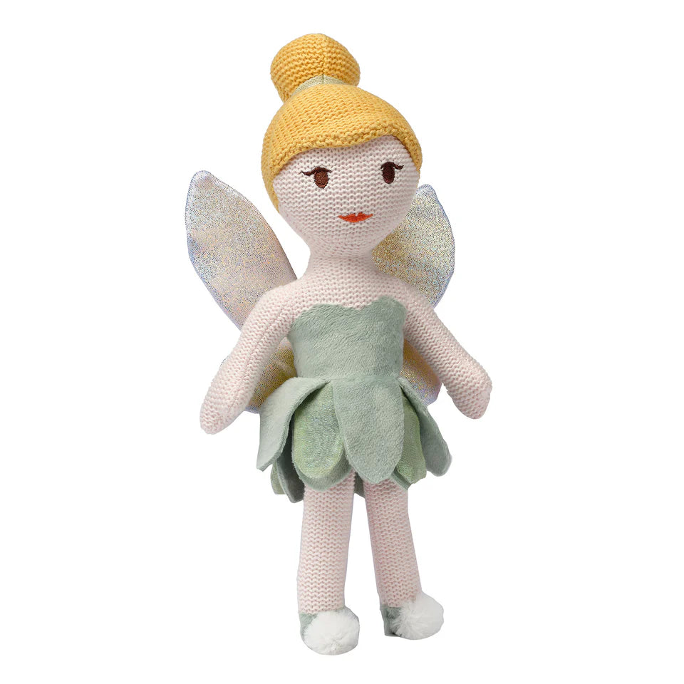 Bedtime Originals Disney Tinker Bell Luxury Knit Plush Fairy Stuffed Animal Toy- Bambi Baby
