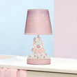 Bedtime Originals Tiny Dancer Bunny & Stars Pink Nursery Lamp with Shade & Bulb - Bambi Baby