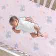 Bedtime Originals Tiny Dancer Elephant/Bunny Ballet Baby Fitted Crib Sheet - Pink - Bambi Baby