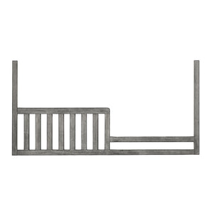 Brushed Pewter Westwood Foundry Toddler Rail - Side View | Bambi Baby