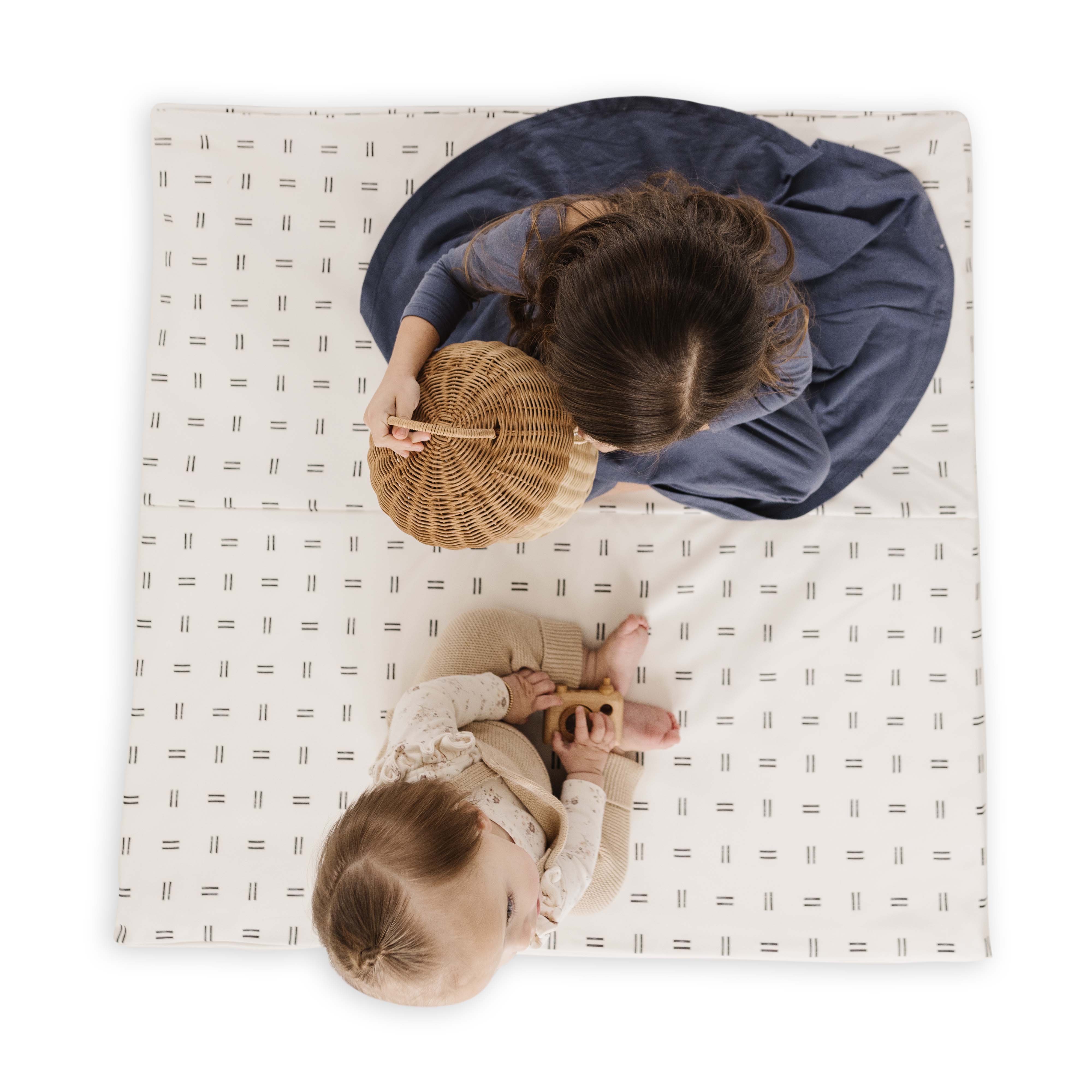 Toki Kids Mudcloth Vegan Leather Mat | Bambi Baby