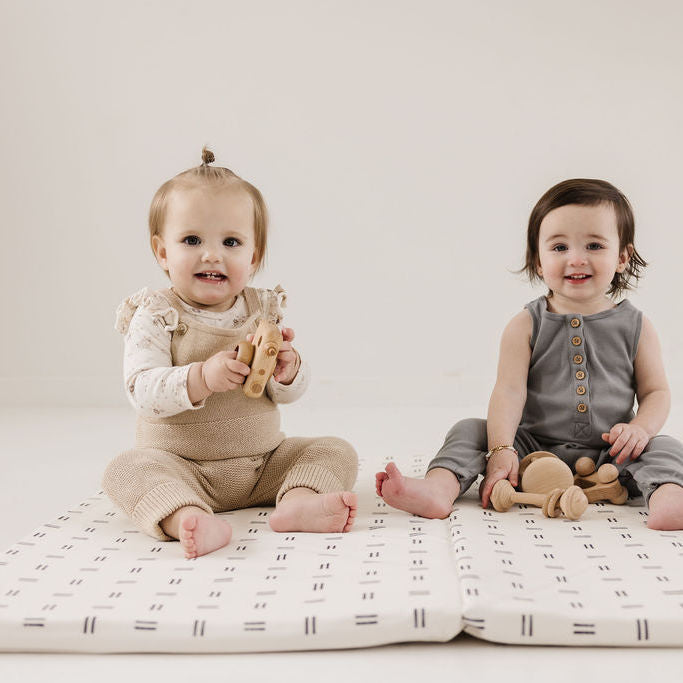 Toki Kids Mudcloth Vegan Leather Mat- Bambi Baby